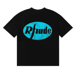 rhude horse graphic t shirt black