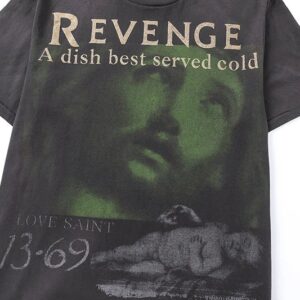 saint abstract print t shirt multi