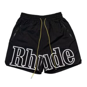 rhude 3m reflective beach shorts multicolor
