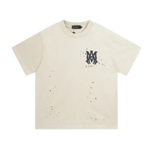 amiri distressed dye t shirt multi