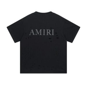 amiri distressed dye t shirt multi