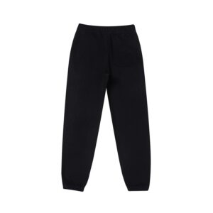 cdg play cotton pants black grey