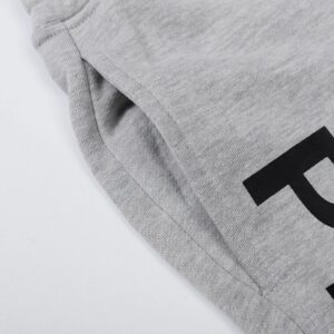 cdg play cotton pants black grey