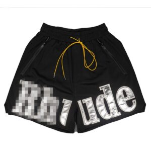rhude mesh basketball shorts multicolor