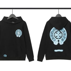 chrome hearts cross hoodie multicolor