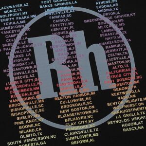 rhude racing t shirt multicolor