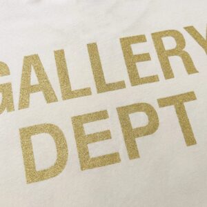 gallery dept slogan t shirt beige