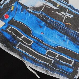 rhude racing t shirt multicolor