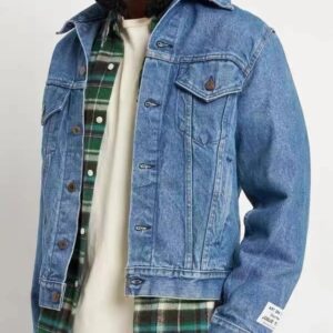 gallery dept embroidered denim jacket multicolor