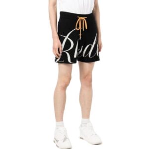 rhude jacquard knit shorts multicolor