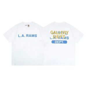 gallery dept gold letter t shirt multicolor