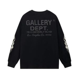 gallery dept flame sleeve tee black
