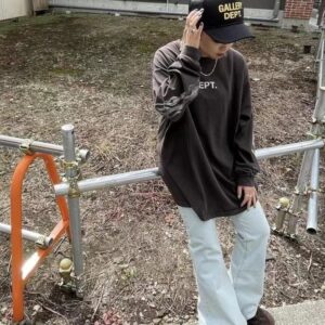 gallery dept flame sleeve tee black