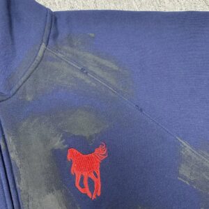 balenciaga & ralph lauren​ dirt zip up hoodie​ navy