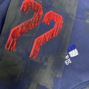 balenciaga & ralph lauren​ dirt zip up hoodie​ navy