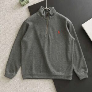 ralph lauren half zip knit sweater multicolor