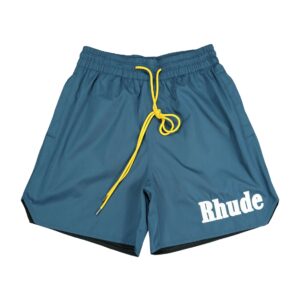 rhude embroidered casual shorts multi