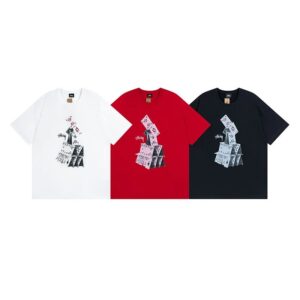 nike x stüssy tee multi color