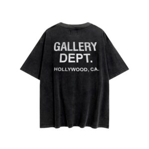 gallery dept black washed t shirt