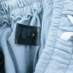 amiri embroidered shorts blue