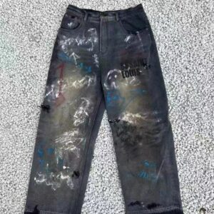 sssaint louis graffiti jeans unisex