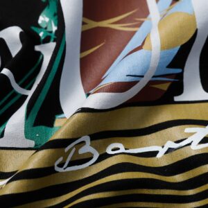 rhode sailboat print t shirt black