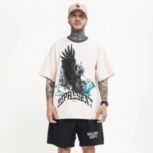 represent eagle graphic tee multicolor