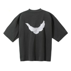 yeezy dove graphic t shirt multicolor