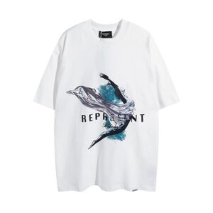 represent abstract print tee multicolor