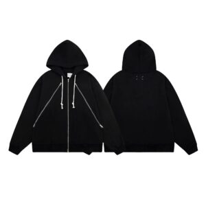 maison margiela mm6 unisex zip hoodie multi color