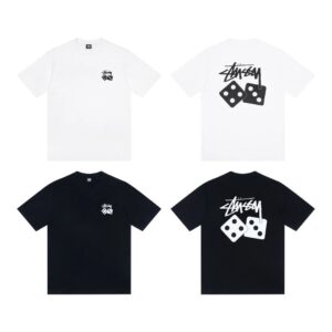 stussy graphic tee multi color