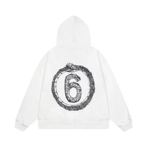 maison margiela mm6 unisex zip hoodie multi color