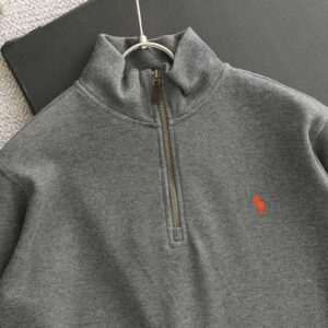 ralph lauren half zip knit sweater multicolor