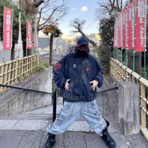 balenciaga & ralph lauren​ dirt zip up hoodie​ navy