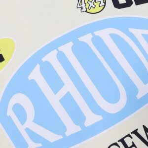 rhude raceway printed tee black