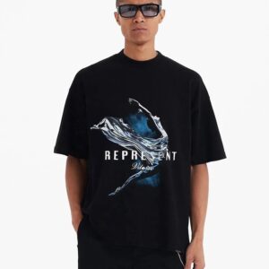 represent abstract print tee multicolor