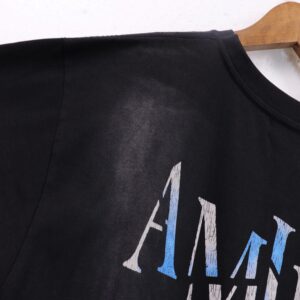 amiri crackled mask tee black