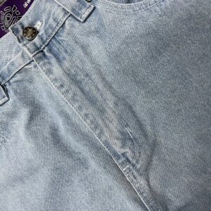 adwysd washed denim pants multi color