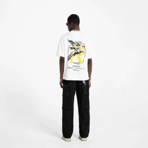 represent pegasus tee black and white