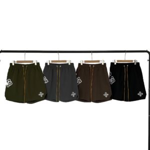 rhude graphic shirt and shorts set multi