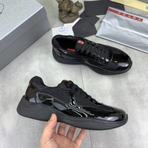 prada casual sneakers black