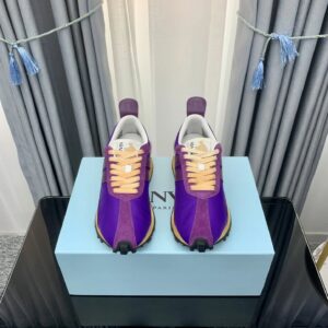 lanvin casual sneakers purple