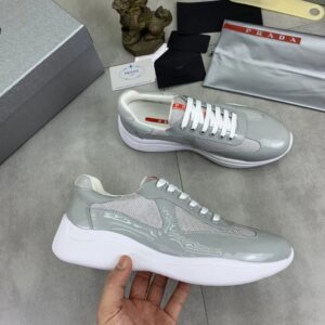 prada casual sneakers grey