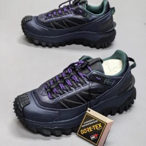moncler trailgrip gtx rubber sneakers navy blue