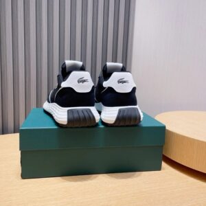 lacoste black classic sneakers