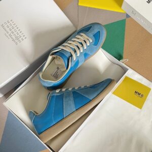 maison margiela mm6 blue german trainers