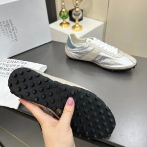 maison margiela mm6 sinters trainers silver