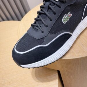 lacoste black classic sneakers