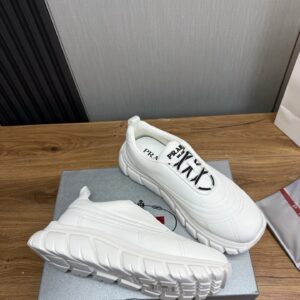 prada re nylon sneakers white