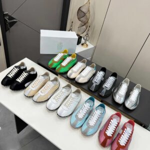 maison margiela mm6 sinters beige trainers